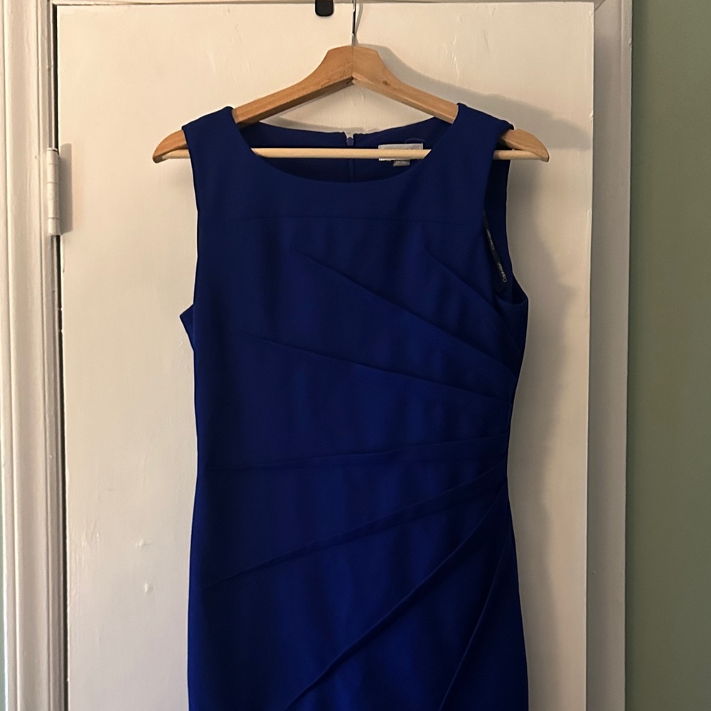 Calvin Klein Blue Sleeveless Dress